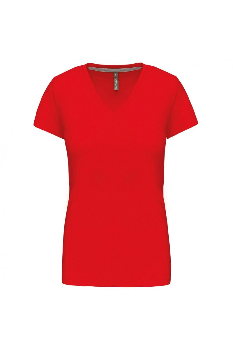 Chargez l'image dans la visionneuse de la galerie, T-shirt col V femme personnalisé