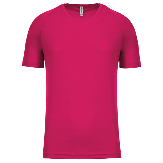 tee shirt de sport homme  personnalisable rose