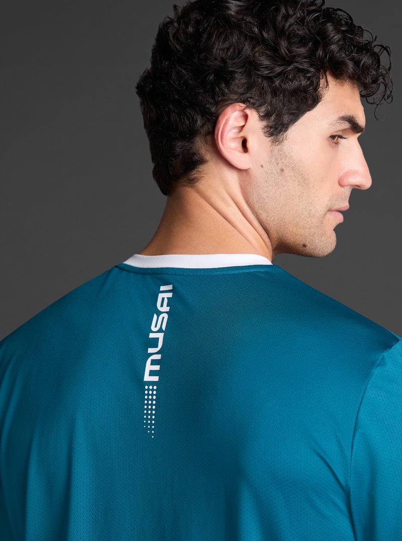 Chargez l'image dans la visionneuse de la galerie, T-shirt de tennis et padel personnalisable homme – MUSAI HEKIMA MU0111
