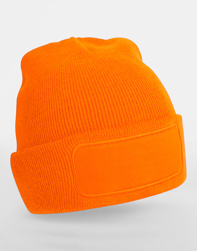 Chargez l'image dans la visionneuse de la galerie, Bonnet doublé avec patch rectangulaire personnalisable – BEECHFIELD BF445.
