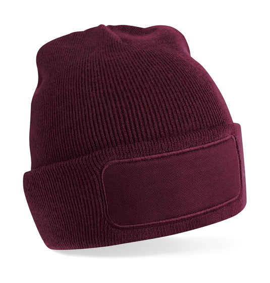 Bonnet doublé avec patch rectangulaire personnalisable – BEECHFIELD BF445.