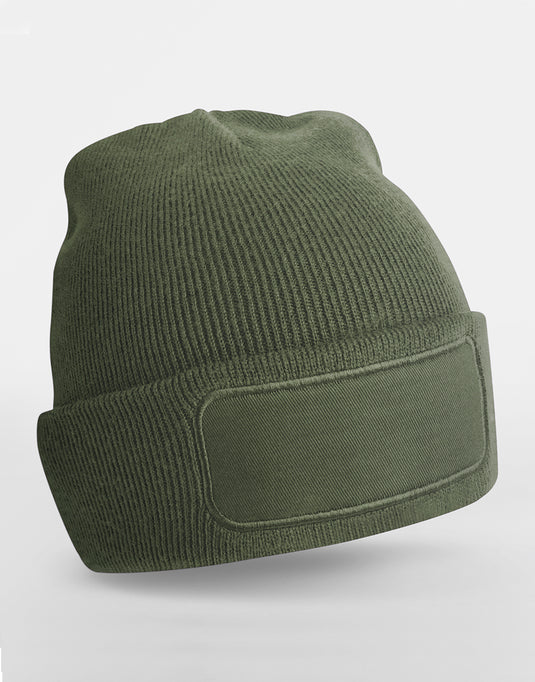 Bonnet doublé avec patch rectangulaire personnalisable – BEECHFIELD BF445.