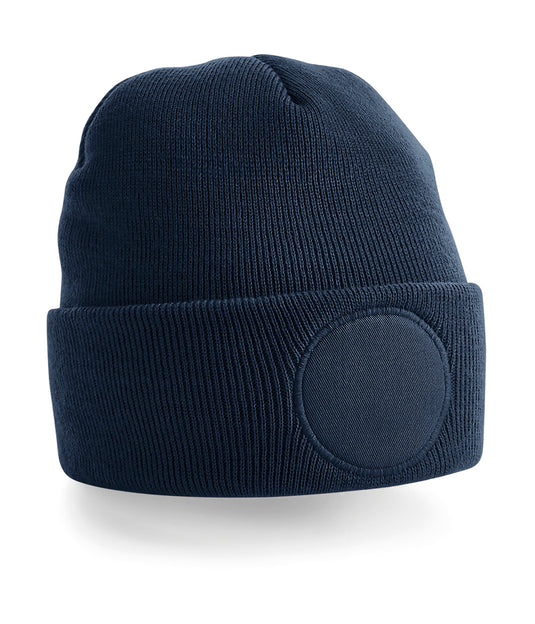 Bonnet doublé avec patch rond personnalisable – BEECHFIELD B446