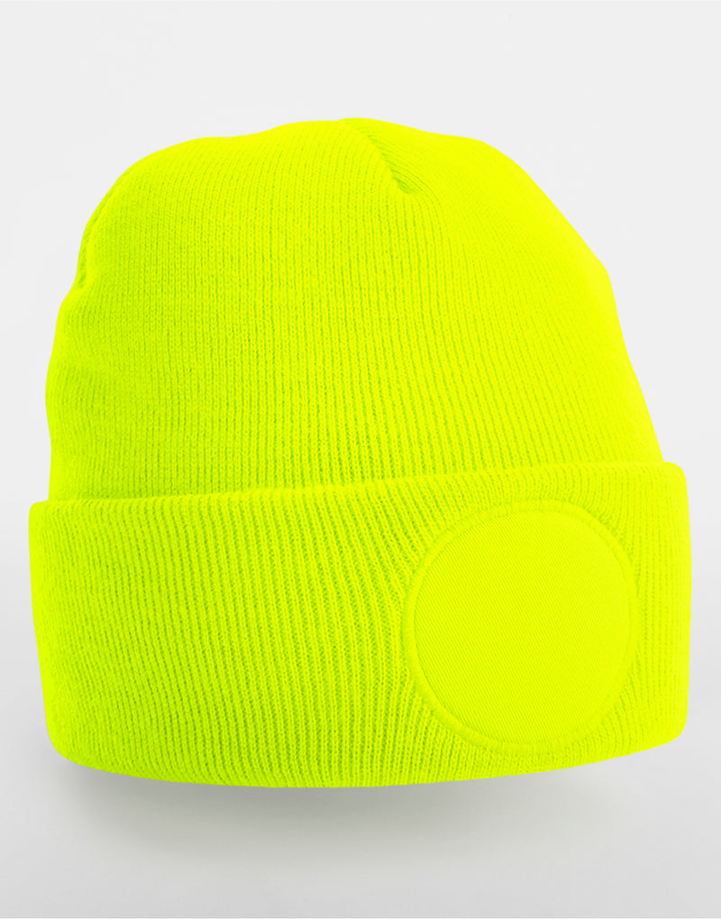 Chargez l'image dans la visionneuse de la galerie, Bonnet doublé avec patch rond personnalisable – BEECHFIELD B446
