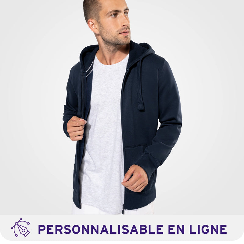 Chargez l'image dans la visionneuse de la galerie, Sweat zippé logoté
