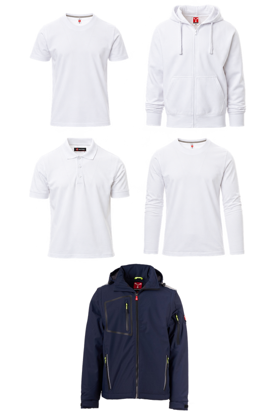 Pack Intégral +  11 vêtements de travail personnalisés