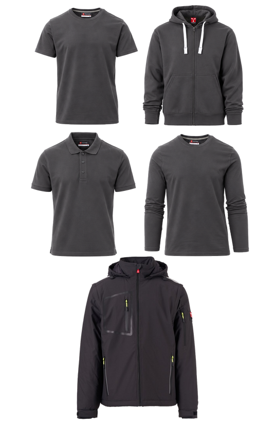 Pack Intégral +  11 vêtements de travail personnalisés