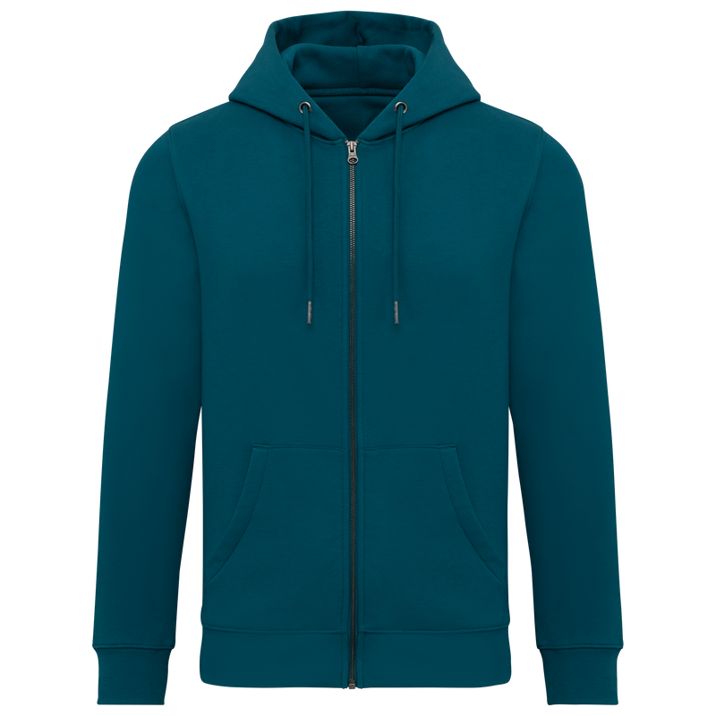 Chargez l'image dans la visionneuse de la galerie, Sweat zippé à capuche unisexe bio personnalisable
