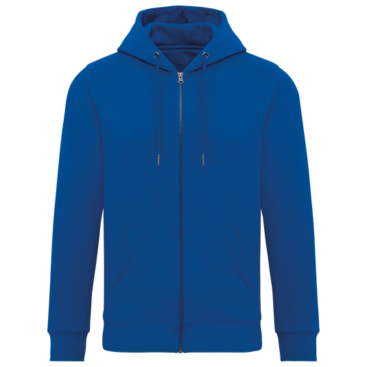 Sweat zippé à capuche unisexe bio personnalisable