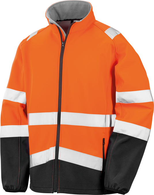 Veste softshell haute visibilité personnalisable
