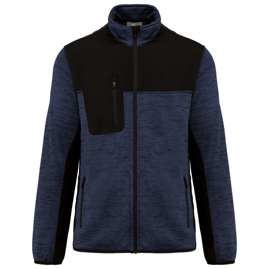 Veste polytricot recyclée homme WK9108 personnalisable