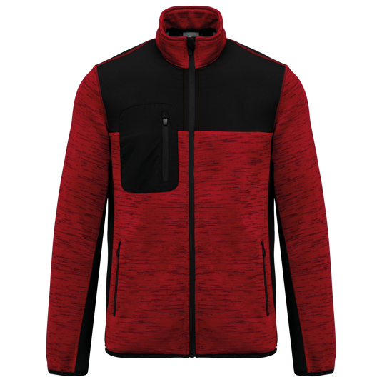 Veste polytricot recyclée homme WK9108 personnalisable