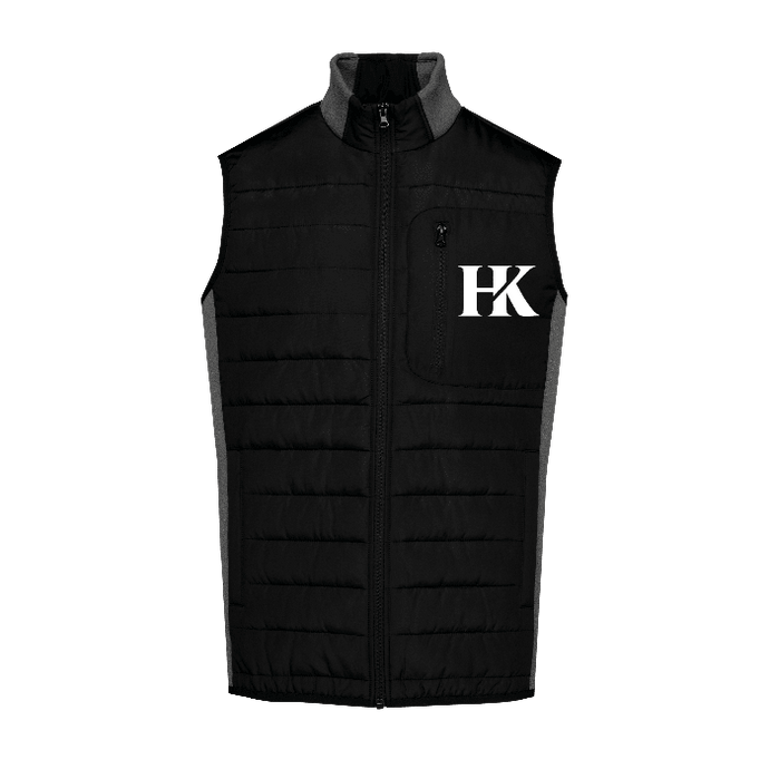 Doudoune Bi Matière Sans Manches Logotée