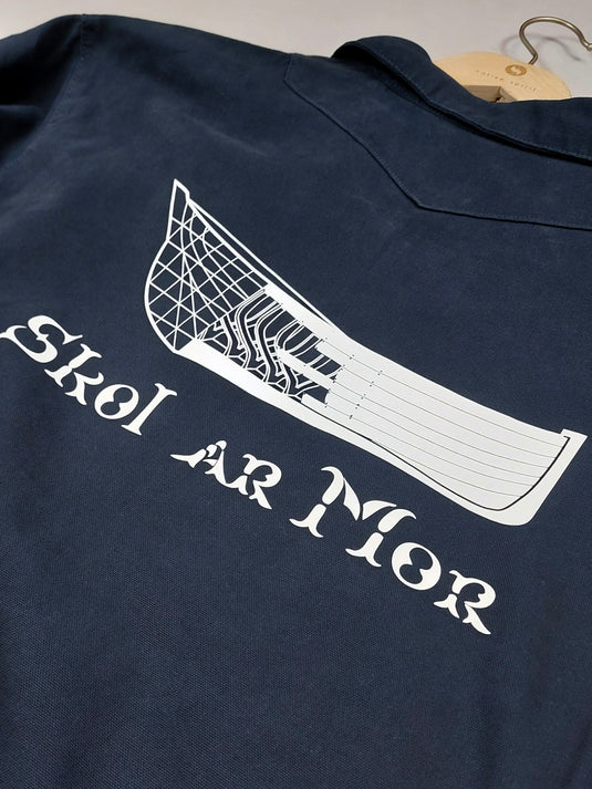 Sérigraphie "SKOL AR MOR" Mesquer