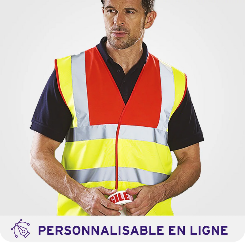 Chargez l'image dans la visionneuse de la galerie, Gilet haute visibilité personnalisable
