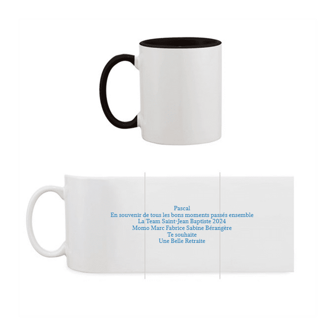 Mug couleur personnalisé