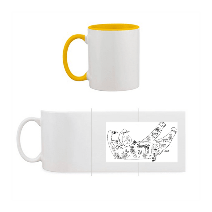Mug couleur personnalisé
