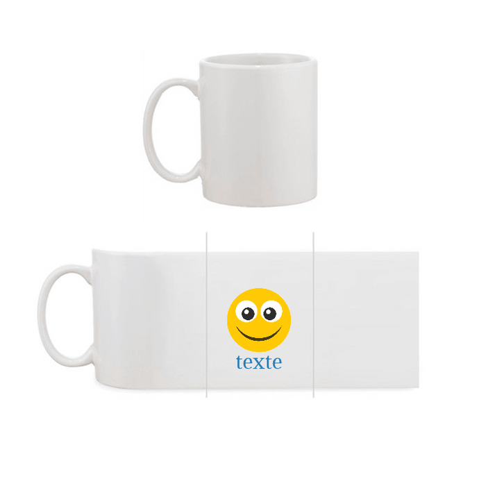 Mug personnalisé photo et texte