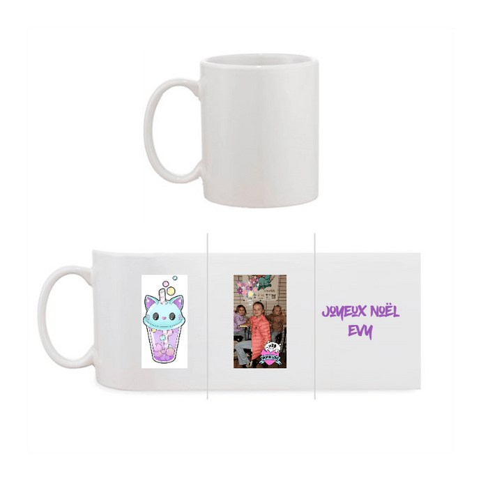 Mug personnalisé photo et texte