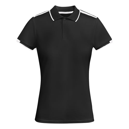 Polo de sport femme bicolore respirant personnalisable – ROLY TAMIL WOMAN PO0409.