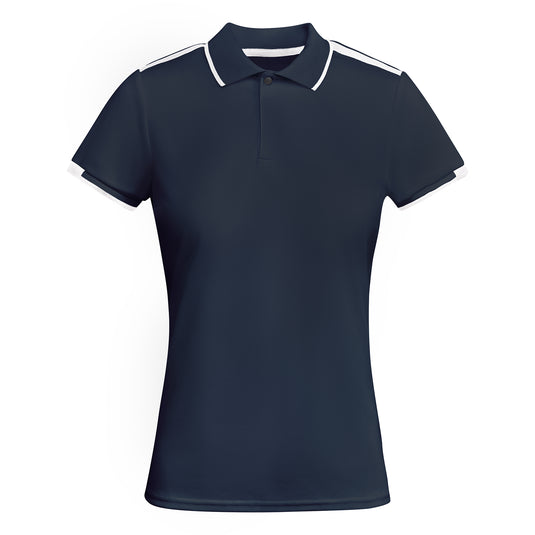 Polo de sport femme bicolore respirant personnalisable – ROLY TAMIL WOMAN PO0409.