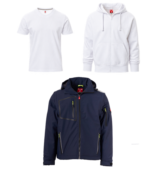 Pack Essentiel + Veste Matelassée – 8 vêtements personnalisés