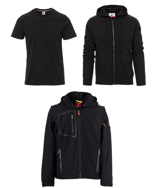 Pack Essentiel + Veste Matelassée – 8 vêtements personnalisés