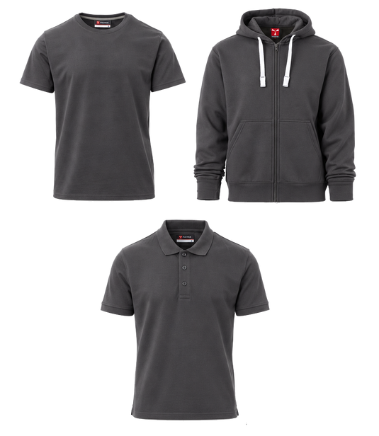Pack Polyvalent – 8 vêtements professionnels personnalisés