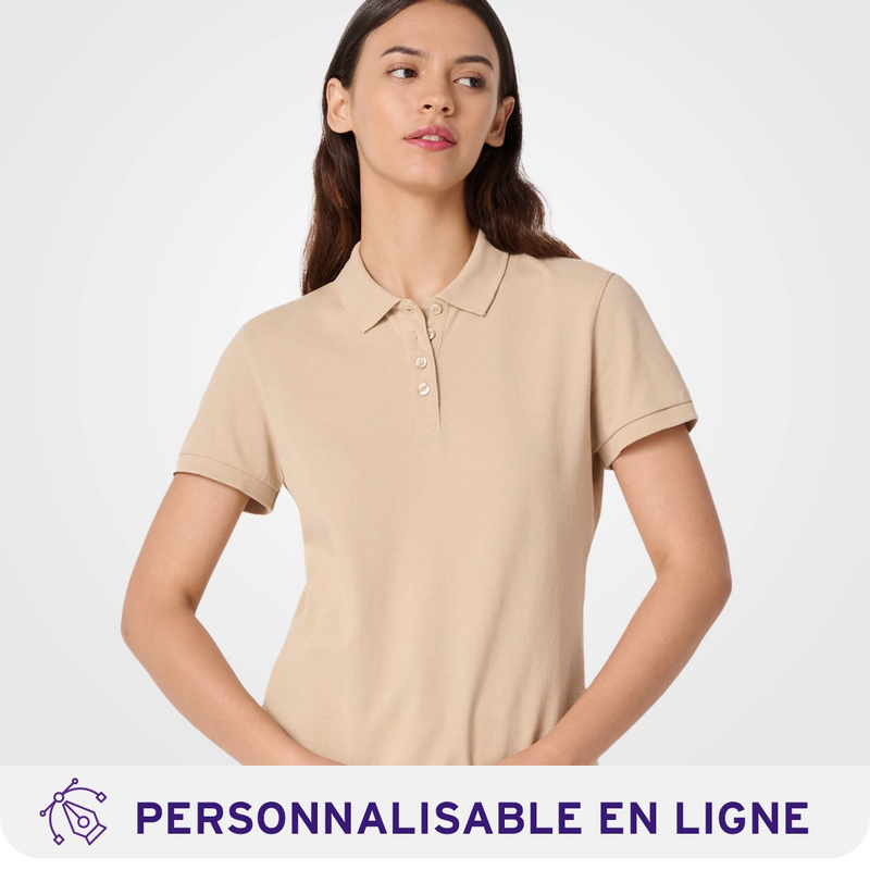Chargez l'image dans la visionneuse de la galerie, Polo piqué femme 200Gr/m² personnalisable
