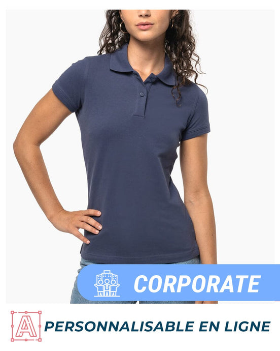 Polo Premium femme logoté