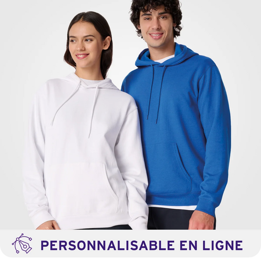 Sweat à capuche unisexe personnalisable