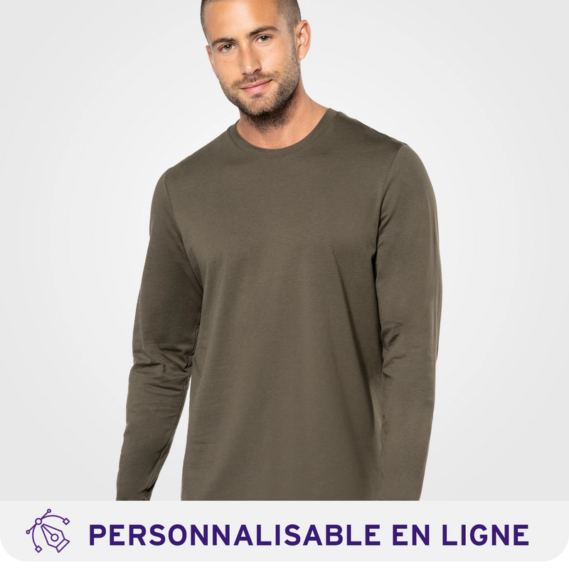 Chargez l'image dans la visionneuse de la galerie, Tee-shirt manches longues personnalisable
