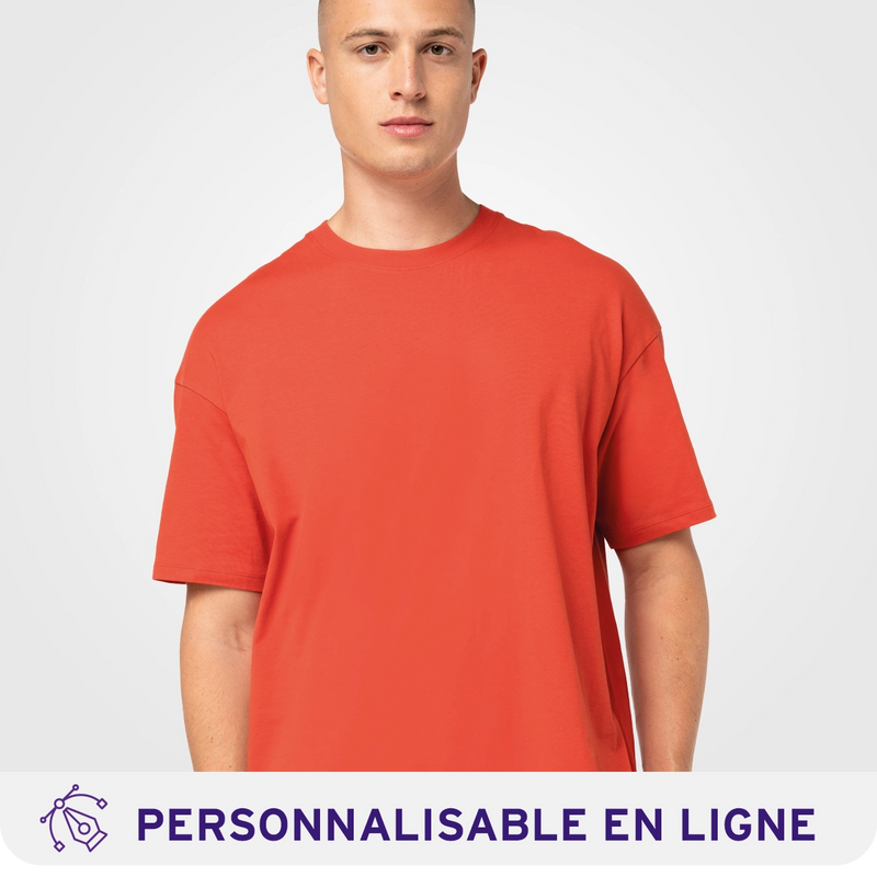 Chargez l'image dans la visionneuse de la galerie, T-shirt oversize écoresponsable 180Gr/m² personnalisable
