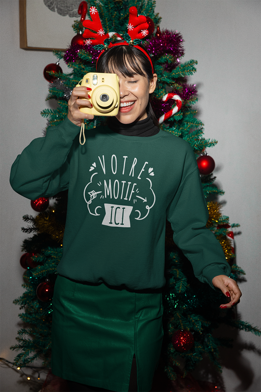 sweat noel personnalise avec votre motif