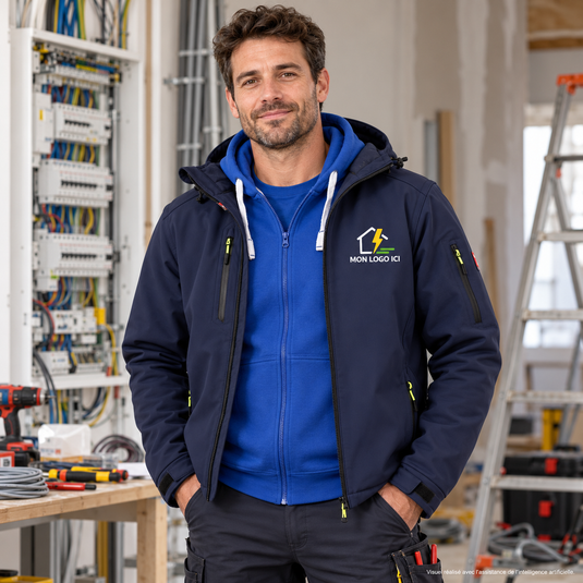 Pack Essentiel + Veste – 8 vêtements de travail personnalisés