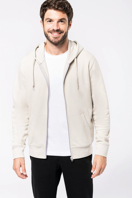Sweat-shirt écoresponsable zippé à capuche homme / KARIBAN K4030