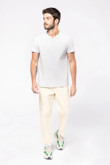 T-shirt col V manches courtes / KARIBAN / K357